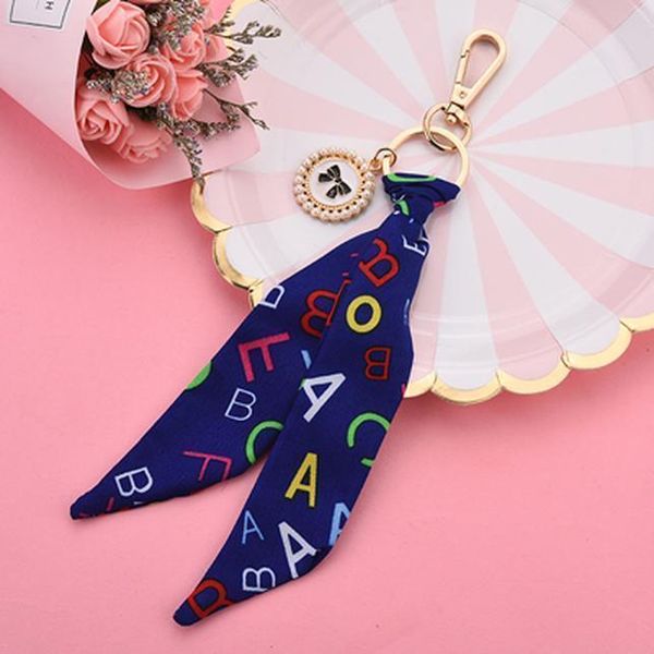 

new scarves key chain exquisite decoration silk tassels keychains for girl women bag charm jewelry acessory eh107b h sqcvrf
