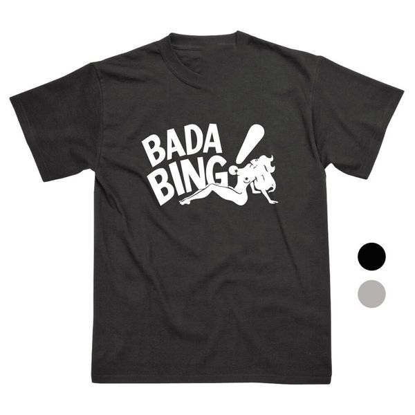 

bada bing strip club inspired by the sopranos printed t-shirt - 2 colours tee shirt sport hooded sweatshirt hoodie
