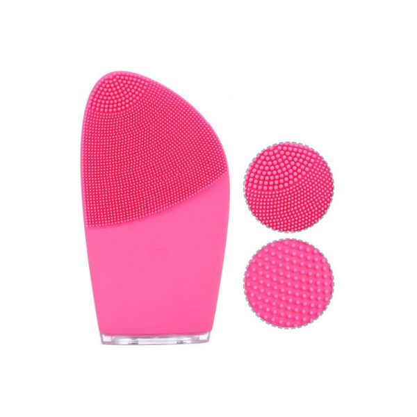

portable electric silicone facial face cleansing brush device for face