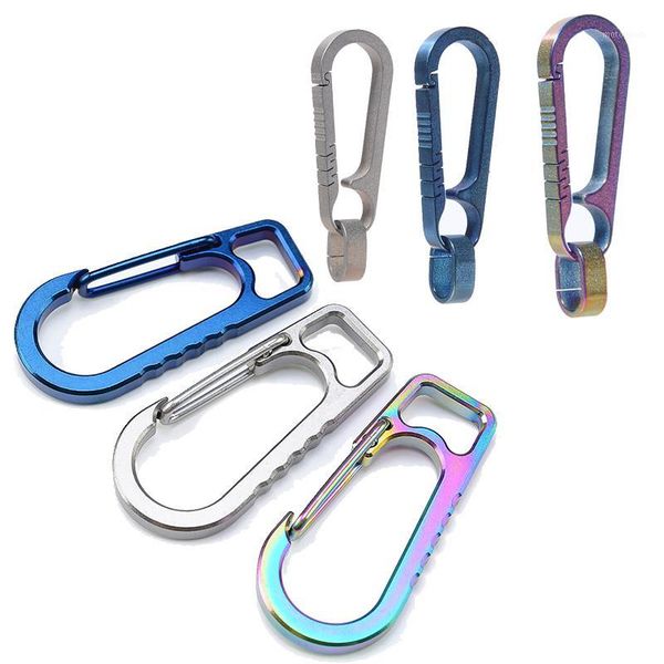 

keychains 2021 high-grade titanium alloy men keychain bag pendant punk style business car key chain holder jewelry accessories1, Silver