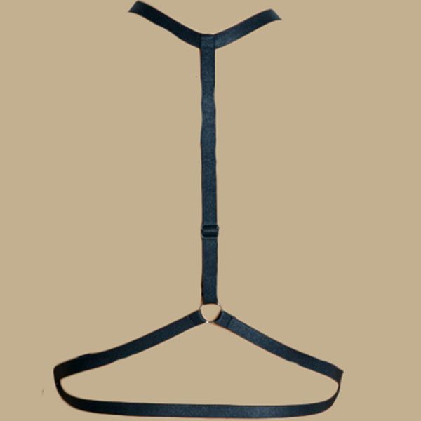 

simple neck bra kawaii heart rivet punk lingerie pastel goth woman bondage body cage rave harness belt, Black;white