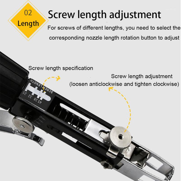 

automatic chain nail gun adapter screw gun electric drill woodworking tool cordless power drill attachment nail chain1