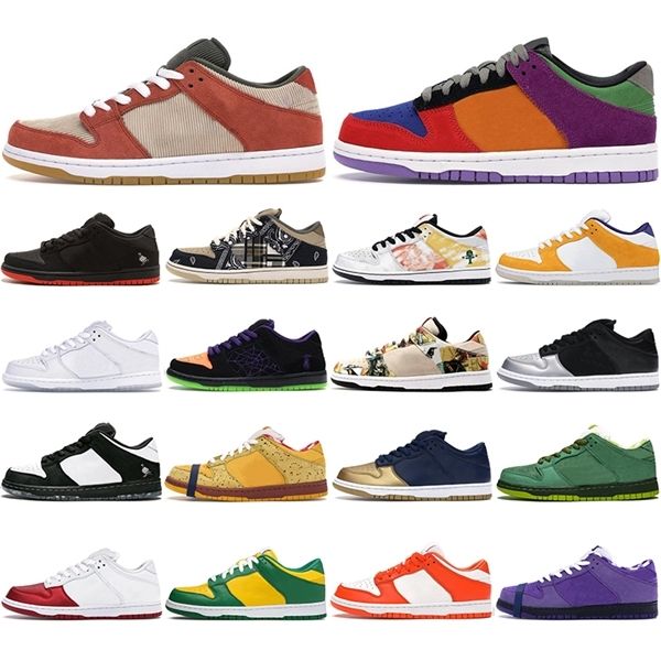 

2020 sb dunk x travis scotts mens running shoes dunk chunky sneakers university red pine green outdoor breathable skateboard sports 36-45