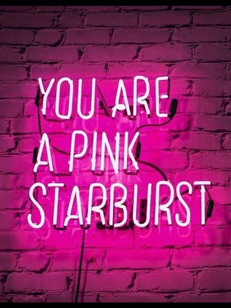 

неоновый знак для вы pink starburst стеклянные трубки лампы пиво главная лампы resterant свет рекламировать пользовательский дизайн ручной р