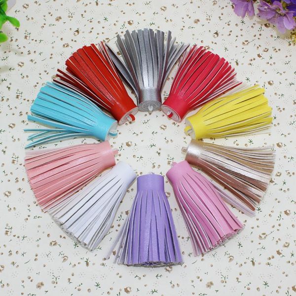 

2pcs 60mm mini tassels vintage leather suede tassel phone tassels for diy craft jewelry findings pendant earrings accessories h jllubf