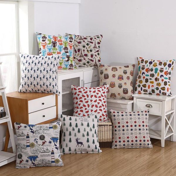 

белье подушка обложка 4040 4545cm дешевле красочные наволочки главная диван декоративное kussenhoes housse de coussin cojines кпт bbypcq