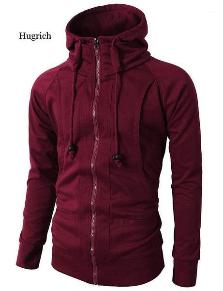 

hooded sweatshirt men 2020 spring casual solid hoodies sweatshirts male brand streetswear jackets red black1, Black