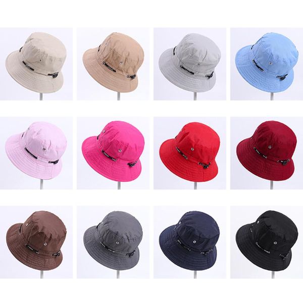

Camouflage Cap Hunting Fishing Outdoor Cap Summer Sun Hat Solid Color Breathable Fashionable Unisex Bucket Casual Hat, Blue;gray
