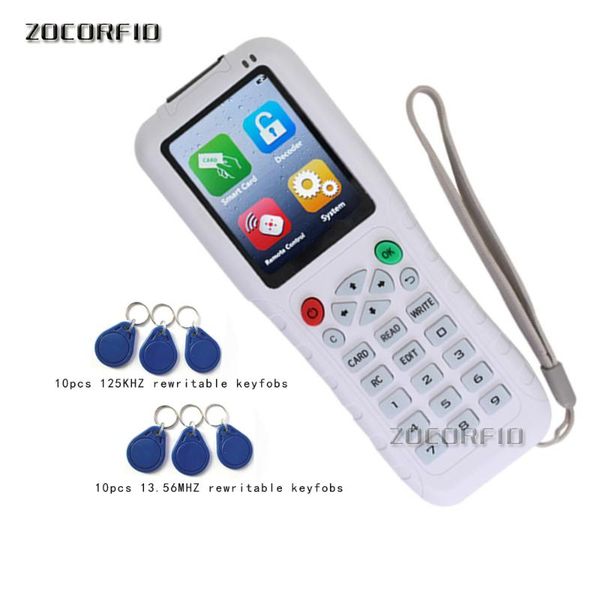 

zx-copy 3 with full decode function smart card key machine rfid nfc copier/ ic id duplicator with dry battery