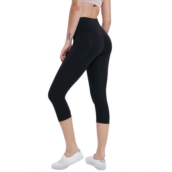 

capris running quick drying elastic tights tight yoga pants double side single matte nude yoga pants znwgg, Gray