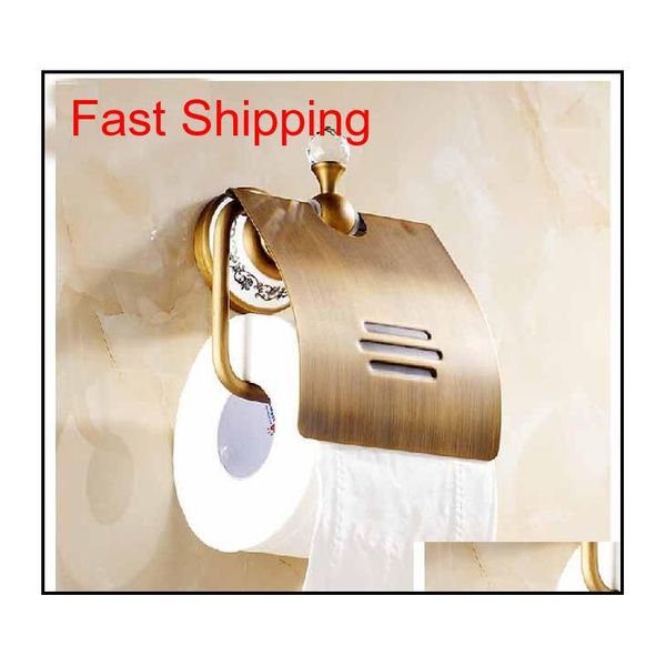 

classical antique brass toilet paper holder waterproof paper qylmxo packing2010