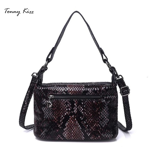 

tonny kizz pu leather luxury handbags women bags 2020 designer serpentine shoulder messenger bags bolsa feminina large capacity