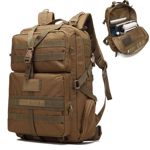 

outdoor bags 55l mountaineering bag army tactical camouflage backpacks for men hiking camping equipment backpack women molle bags1