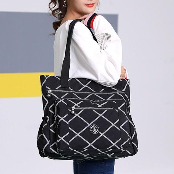 

ladies fashion shoulder bags for women designer waterproof nylon handbag zipper purses messenger crossbody bag sac a main