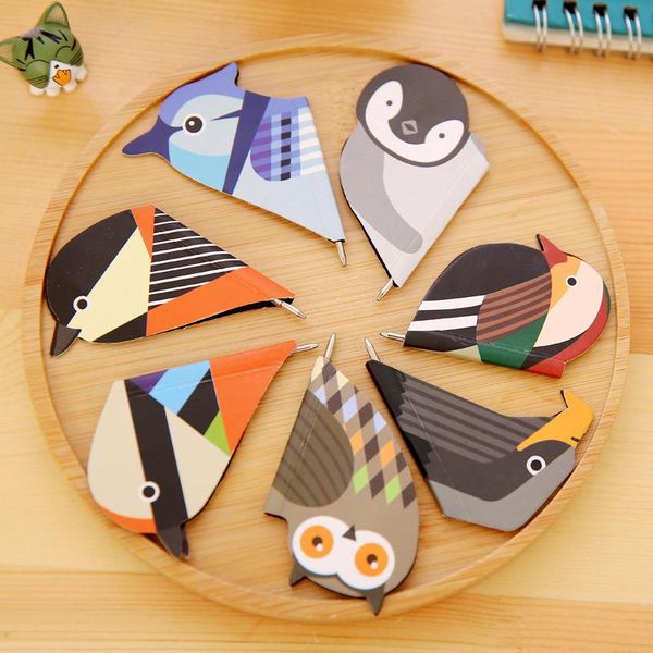 

novelty various birds animal magnet bookmark paper clip school office supply escolar papelaria bookmarks for books