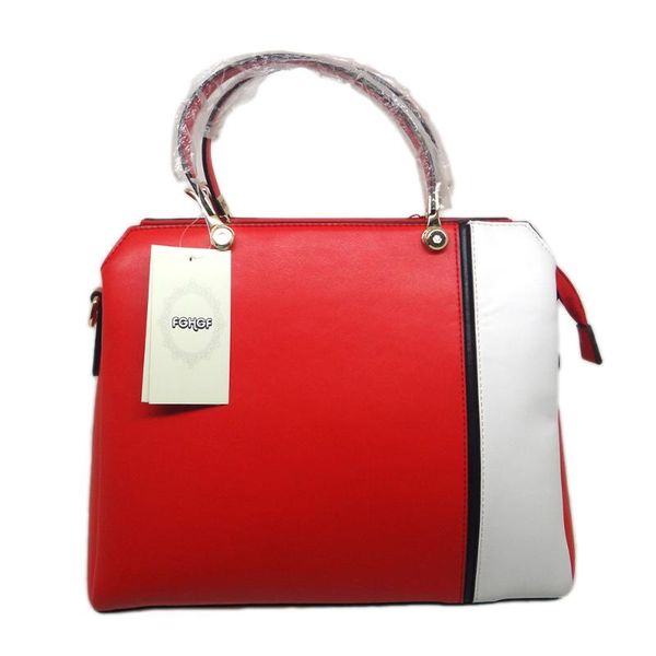 

women patchwork color genuine leather handbags lady fashion simple single shoulder bag ing