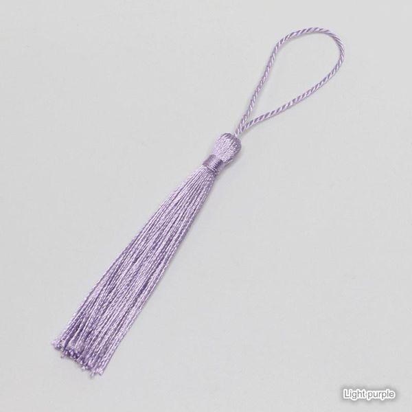 

50pcs polyester silk tassel fringe diy home curtain clothing sewing craft supplies charm pendant bookmark tassels h wmtckl