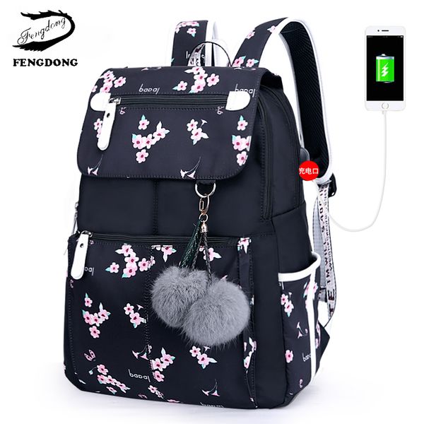 

fengdong kids school backpack junior school bags for teenager girls backbag women shoulder bag dropshipping mochila escolar 2020 t200709