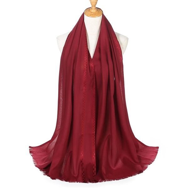 

новый femme hijab scarf muslimen head head head wraps женщины сплошные хлопковые шали пашмина шарфы follard bandana высокое качество sqcboq, Blue;gray