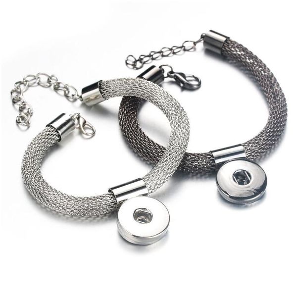 

adjustable snap button bracelet metal european & american charms bracelet for women 18mm snap button jewelr bbypbv, Golden;silver