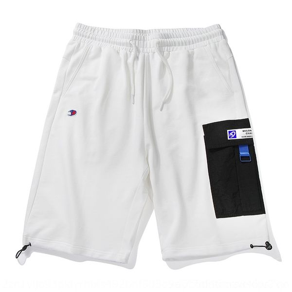 

0rfjg car sports shorts pantsshorts youth loose cropped nine men's ankle-length pants straight nine pants summer fashion brand hllwh, Blue
