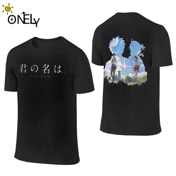 

male tee shirt kimi no na wa your name slim fashion round collar cartoon design t shirt sport hooded sweatshirt hoodie