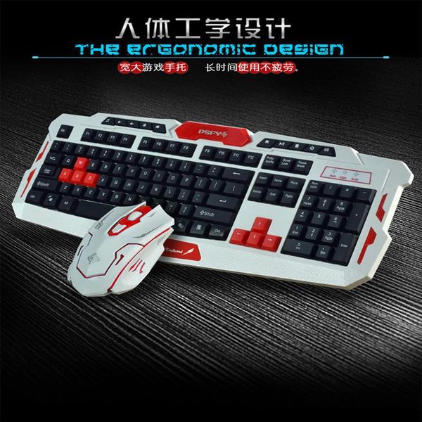 

keyboard mouse combos dou shi fang yuan 8100 lapcomputer wireless and set for home & office use game desktop
