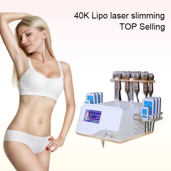 

selling professinal lipo laser slimming 40k ultrasonic vacuum cavitation rf machine lipo laser weight reduction equipment low price