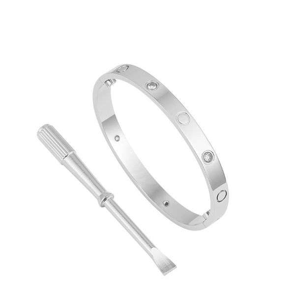 

designer jewelry 316l titanium classic bangles love bracelets for lover fashion wristband wedding bangle silver rose gold thanksgiving day, Black