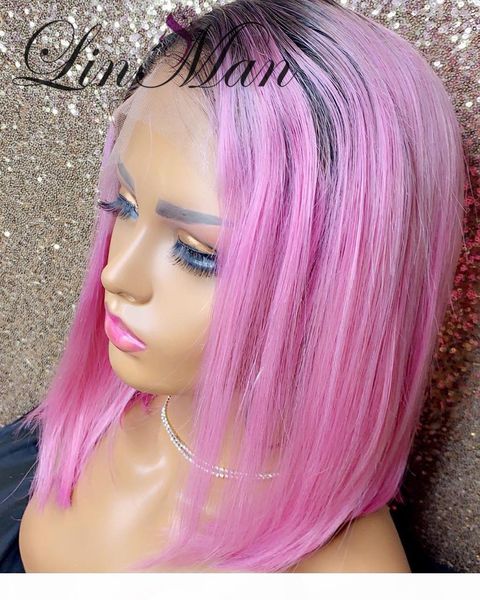 

purple color brazilian non-remy hair lace front wigs baby hair human hair wigs, Black;brown