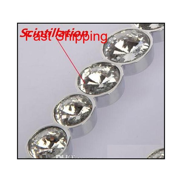 

modern fashion glass diamond furniture handles 128mm clear crystal cabinet wardrobe door pulls silver chrome qylfhb sports2010