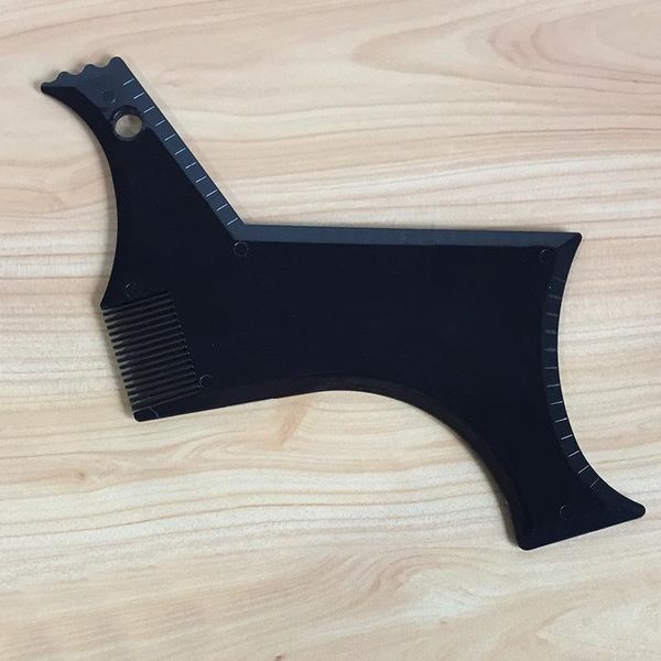 

прозрачный борода styling шаблон трафарет борода гребень для мужчин легкий и гибкий приспосабливает все в одном инструменте борода shaping t