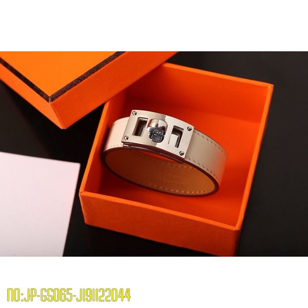 

new jewelry cuff bracelet for womans/man stainless steel real leather bangles fashion h gold bracelets gold bangle designer brand jewelrys, Black