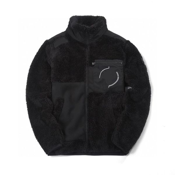 

new toney winter sitong jacket islang menthickened plus velvet coats stone contrast stitching irregular couple high neck zipper jackets, Black;brown