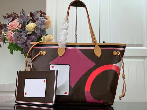 

new arrive mm game on m57452 tote totes with women pouch bags purse beach wallet handbags fashion woman bag classic shopping shoulder b hief, Brown;gray