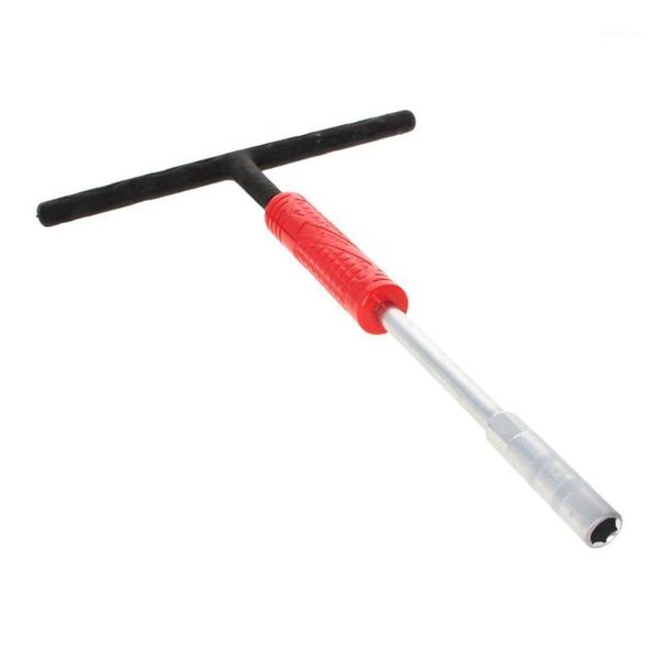 

new 1pc/2pcs t-handle socket wrench plastic handle sandblasting chrome plating 9/11/16/18/19mm rotating hex socket spanner1
