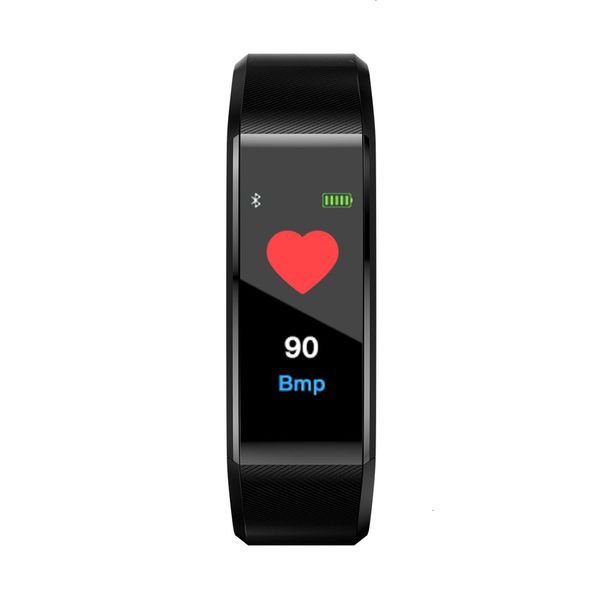 

115plus color screen intelligent bracelet heart rate movement meter step multi function gift wa