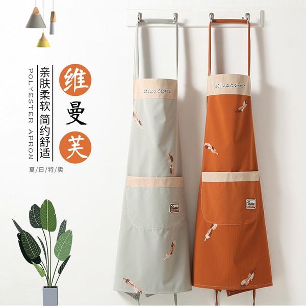 

korean fashion home kitchen cooking apron ladies simple cute apron