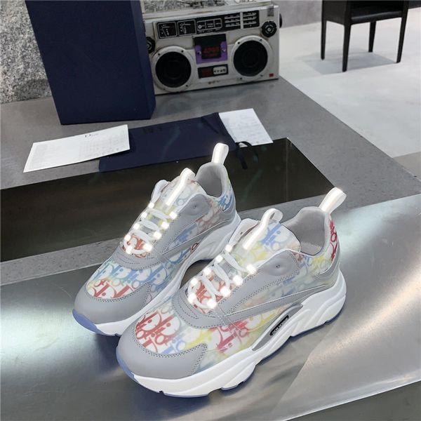 

slides men color designers shoes fabric sneakers women black trainers mesh shoes luxurys sneakers upper b22 stitching + slhgw, Brown;gray