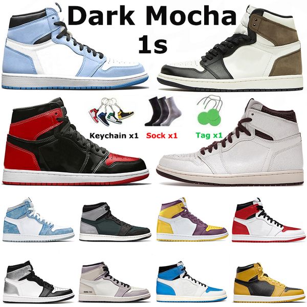 

2022 jumpman 1 basketball shoes women mens 1s trainers high og hyper royal wolf grey prototype shadow 2.0 obsidian dark mocha twist designer