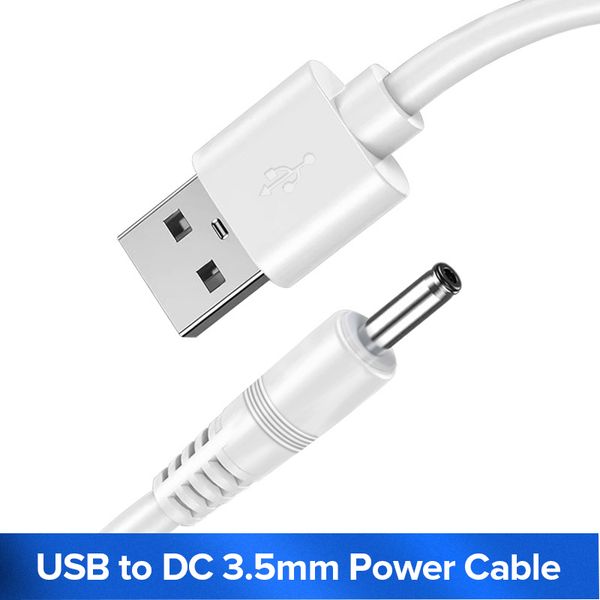

usb to dc 3.5mm power cable usb a male to 3.5 jack connector 5v power supply charger adapter 3.5*1.35mm for hub usb fan power