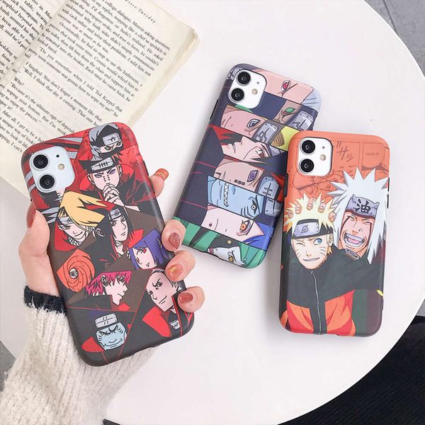 

luxury cartoon naruto case for vip 11 pro x xr xs max 6s 678 plus animation akatsuki pain uzumaki jiraiya soft shell tpu cokevfe1