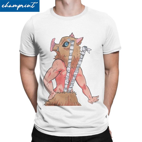 

fabulous inosuke hashibira demon slayer аниме demon клинка vintage тис crewneck плюс размер одежды спорта толстовка с капюшоном толстовка му
