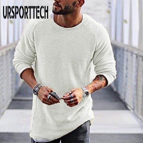 

autumn winter sweater men 2019 new arrival casual pullover men long sleeve o-neck solid color slim fit knitted sweaters for men, White;black