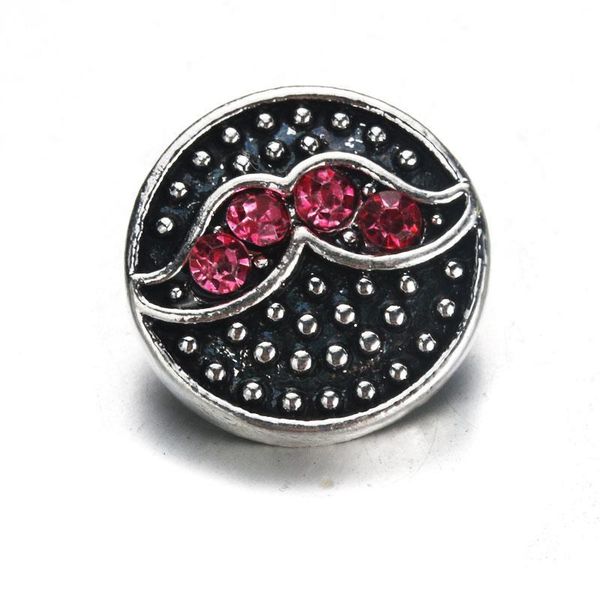 

10pcs lot 6 color 12mm snap jewelry vintage rhinestone metal snap buttons fit 12mm sivler diy snap bracelets jewelry 9844 h bbyxur