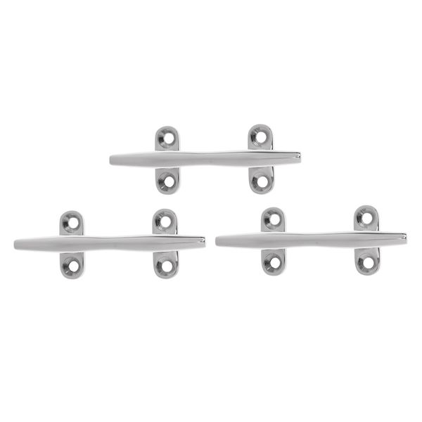 

3x 10см boat dock rope line cleat морской нержавеющей стали швартовка deck cleat