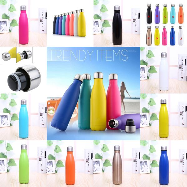 

350ml water bottle cycling camping sports stainless steel double wall vacuum vaso insulation bottles keep warmer flasks 7 nv8k5