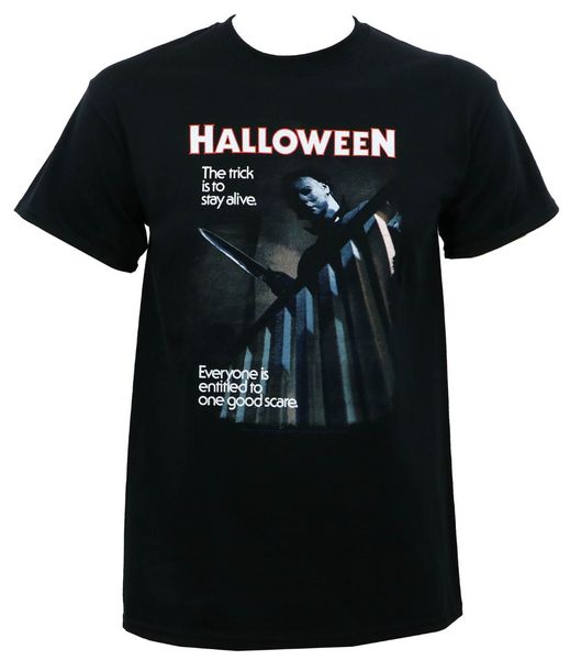 

authentic halloween movie one good scare michael myers t shirtbrand male harajuku fitness brand sport hooded sweatshirt hoodie