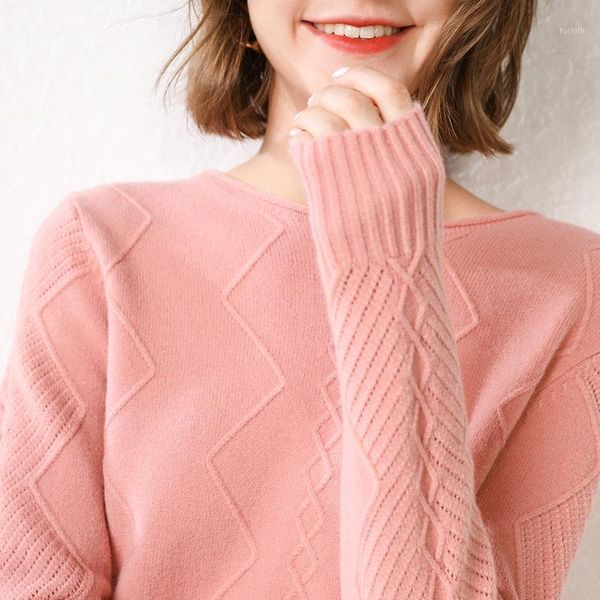 

women winter sweater geometric pullover female warm round neck knitted sweaters jacket long sleeves short elegant 1, White;black