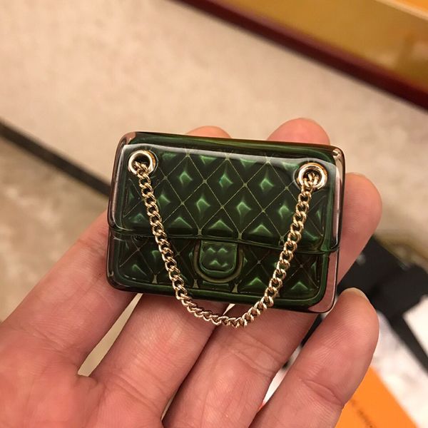 

new brand fashion jewelry for women jelly bag design brooches party sweater brooche c name stamp green bag brooches 201009, Gray
